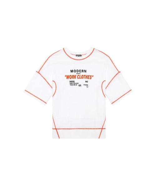 DIESEL（ディーゼル）の「メンズ スウェット 半そで パイル（スウェット・メンズ・ホワイト/ブラック・SMALL/LARGE/XX-LARGE/MEDIUM/X-LARGE/X-SMALL）」の16枚目の写真
