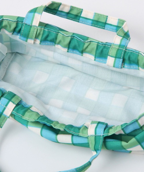 studio CLIP（スタディオクリップ）の「お出掛け柄巾着バッグ（トートバッグ・レディース・ネイビー/グレー/サックスブルー/その他1/アイボリー/レッド/グリーン/オレンジ・FREE）」の15枚目の写真