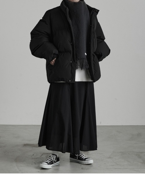 RUUBON（ルーボン）の「【RUUBON】raschel weave soft muffler / ラッセルウェーブ ソフトマフラー（マフラー・メンズ・ブラウン/ブラック/ナチュラル/ダークブラウン/ダークブラック/ベージュ・FREE）」の9枚目の写真