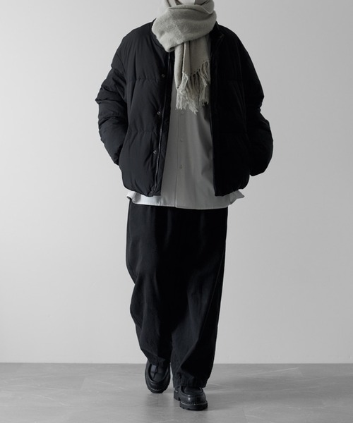 RUUBON（ルーボン）の「【RUUBON】raschel weave soft muffler / ラッセルウェーブ ソフトマフラー（マフラー・メンズ・ブラウン/ブラック/ナチュラル/ダークブラウン/ダークブラック/ベージュ・FREE）」の22枚目の写真