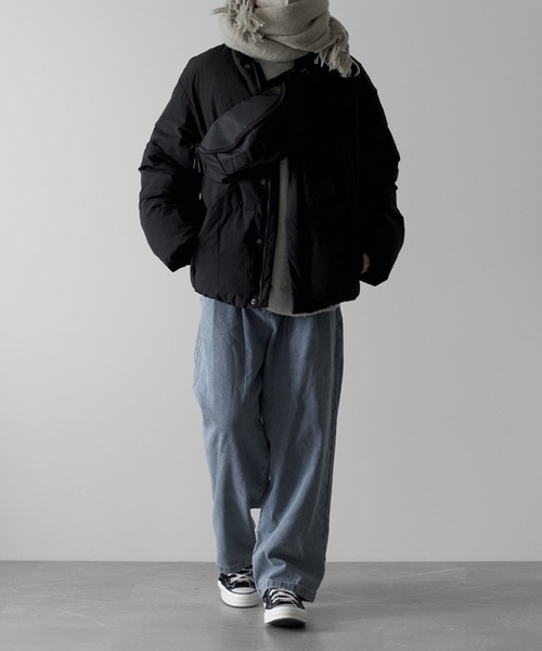 RUUBON（ルーボン）の「【RUUBON】raschel weave soft muffler / ラッセルウェーブ ソフトマフラー（マフラー・メンズ・ブラウン/ブラック/ナチュラル/ダークブラウン/ダークブラック/ベージュ・FREE）」の21枚目の写真