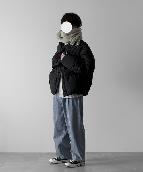 RUUBON（ルーボン）の「【RUUBON】raschel weave soft muffler / ラッセルウェーブ ソフトマフラー（マフラー・メンズ・ブラウン/ブラック/ナチュラル/ダークブラウン/ダークブラック/ベージュ・FREE）」の20枚目の写真