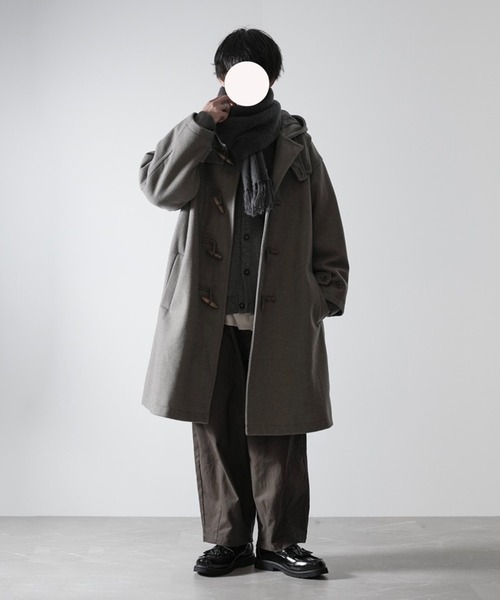 RUUBON（ルーボン）の「【RUUBON】raschel weave soft muffler / ラッセルウェーブ ソフトマフラー（マフラー・メンズ・ブラウン/ブラック/ナチュラル/ダークブラウン/ダークブラック/ベージュ・FREE）」の16枚目の写真