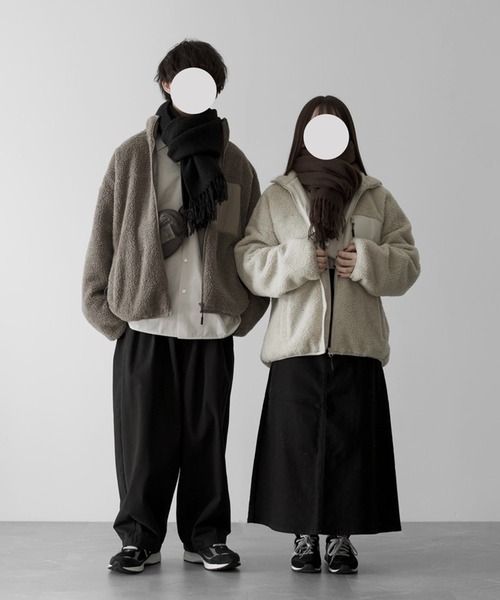 RUUBON（ルーボン）の「【RUUBON】raschel weave soft muffler / ラッセルウェーブ ソフトマフラー（マフラー・メンズ・ブラウン/ブラック/ナチュラル/ダークブラウン/ダークブラック/ベージュ・FREE）」の12枚目の写真