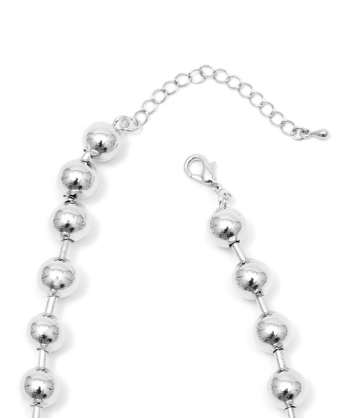 Figments（フィグメンツ）の「メタルパールネックレス（ネックレス・レディース・シルバー・FREE）」の3枚目の写真