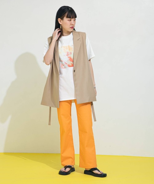 bohmal（ボマール）の「スクエアトゥトングサンダル（サンダル・レディース・ブラック/ピンク/ロイヤルブルー/ホワイト・23.0cm/24.0cm/24.5cm/23.5cm）」の20枚目の写真