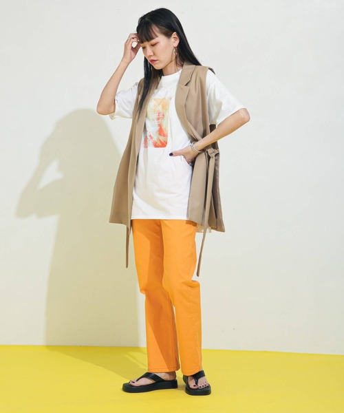 bohmal（ボマール）の「スクエアトゥトングサンダル（サンダル・レディース・ブラック/ピンク/ロイヤルブルー/ホワイト・23.0cm/24.0cm/24.5cm/23.5cm）」の22枚目の写真