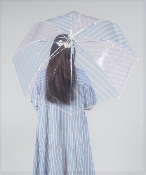 studio CLIP（スタディオクリップ）の「ジャンボビニール傘（長傘・レディース・ブルー/グリーン/ブラウン・FREE）」の5枚目の写真