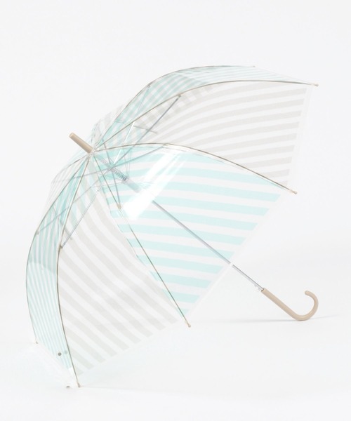 studio CLIP（スタディオクリップ）の「ジャンボビニール傘（長傘・レディース・ブルー/グリーン/ブラウン・FREE）」の6枚目の写真