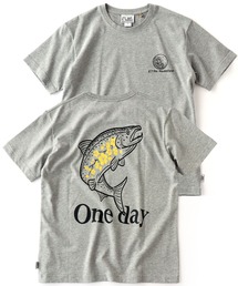 gym master（ジムマスター）の「6.5oz 起毛天竺 サクラマス Tee（Tシャツ/カットソー・メンズ）」