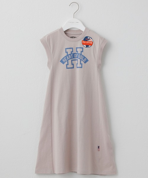 CIAOPANIC TYPY(チャオパニックティピー)の「【KIDS】USAカレッジワンピース(ワンピース・キッズ・ネイビー/グレー系その他・SMALL/MEDIUM/LARGE/X-LARGE/XX-LARGE)」の4枚目の写真