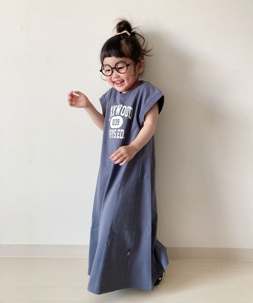 CIAOPANIC TYPY(チャオパニックティピー)の「【KIDS】USAカレッジワンピース(ワンピース・キッズ・ネイビー/グレー系その他・SMALL/MEDIUM/LARGE/X-LARGE/XX-LARGE)」の15枚目の写真