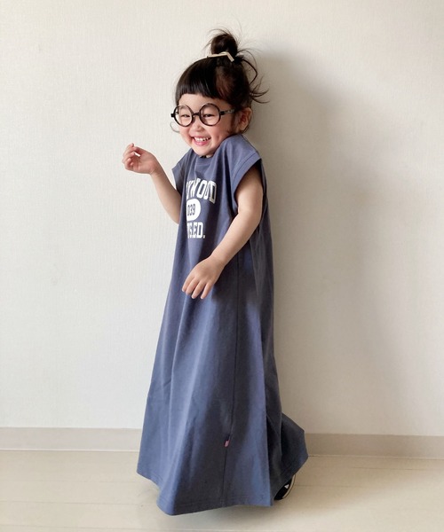 CIAOPANIC TYPY(チャオパニックティピー)の「【KIDS】USAカレッジワンピース(ワンピース・キッズ・ネイビー/グレー系その他・SMALL/MEDIUM/LARGE/X-LARGE/XX-LARGE)」の16枚目の写真