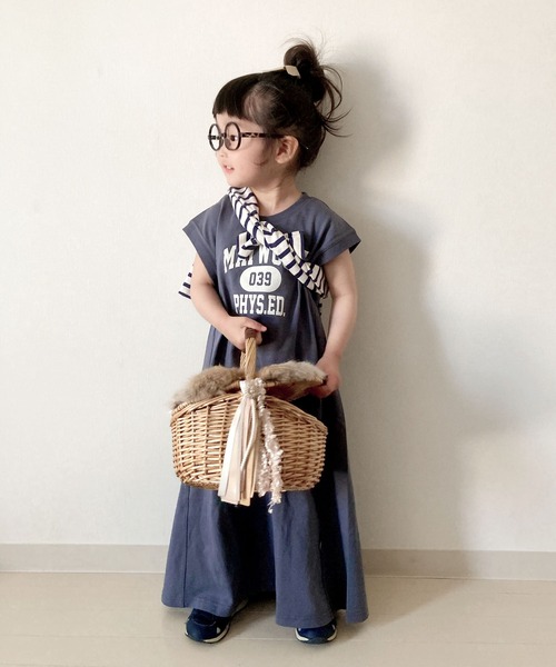 CIAOPANIC TYPY(チャオパニックティピー)の「【KIDS】USAカレッジワンピース(ワンピース・キッズ・ネイビー/グレー系その他・SMALL/MEDIUM/LARGE/X-LARGE/XX-LARGE)」の19枚目の写真