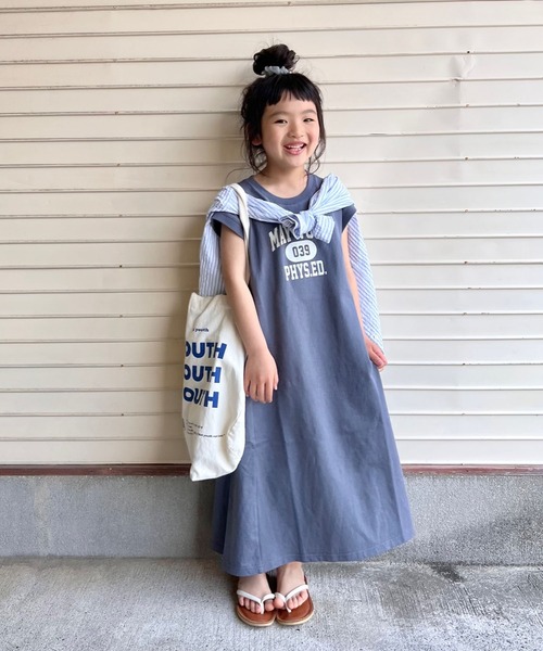 CIAOPANIC TYPY(チャオパニックティピー)の「【KIDS】USAカレッジワンピース(ワンピース・キッズ・ネイビー/グレー系その他・SMALL/MEDIUM/LARGE/X-LARGE/XX-LARGE)」の20枚目の写真