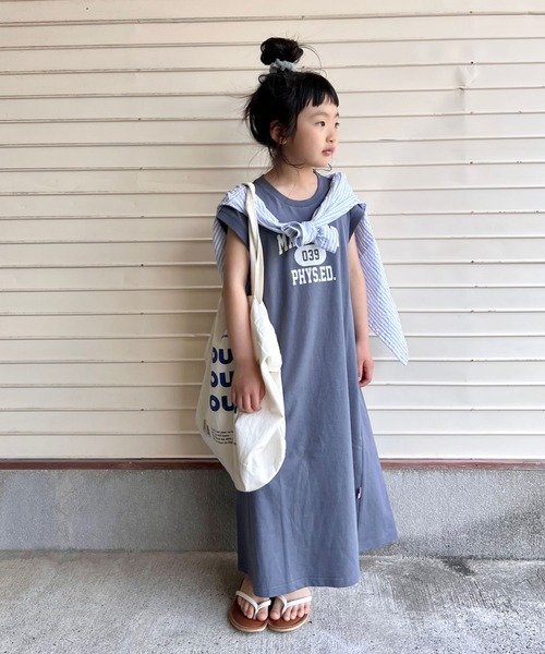 CIAOPANIC TYPY(チャオパニックティピー)の「【KIDS】USAカレッジワンピース(ワンピース・キッズ・ネイビー/グレー系その他・SMALL/MEDIUM/LARGE/X-LARGE/XX-LARGE)」の21枚目の写真