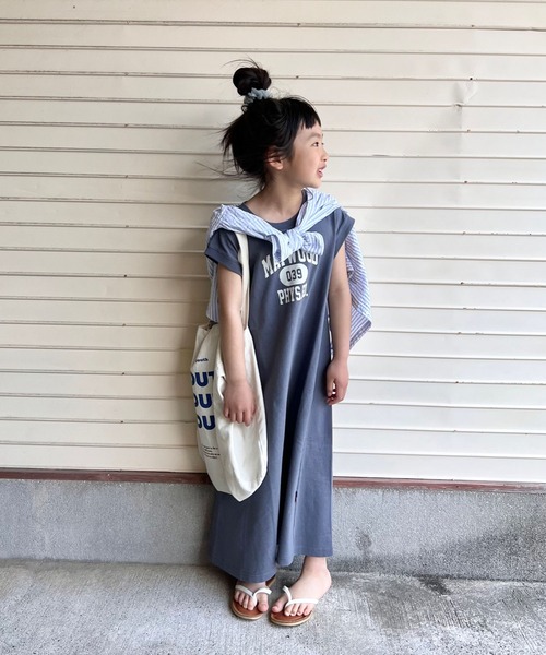 CIAOPANIC TYPY(チャオパニックティピー)の「【KIDS】USAカレッジワンピース(ワンピース・キッズ・ネイビー/グレー系その他・SMALL/MEDIUM/LARGE/X-LARGE/XX-LARGE)」の22枚目の写真