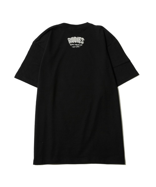 RUDIE'S（ルーディーズ）の「BANDGIRL-T（Tシャツ/カットソー・メンズ・ホワイト/ブラック・M/XXL/XL/L/S）」の4枚目の写真