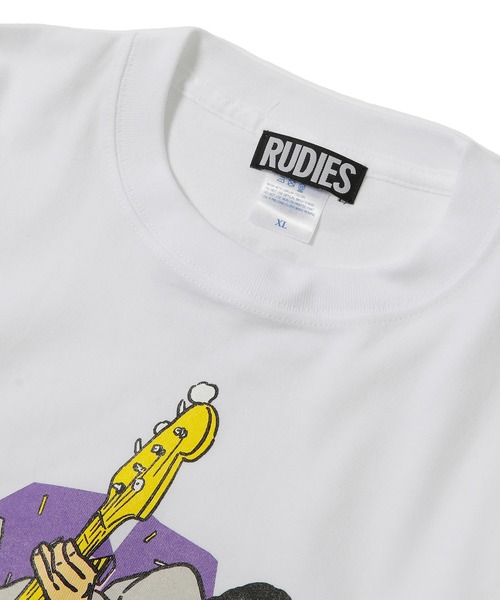 RUDIE'S（ルーディーズ）の「BANDGIRL-T（Tシャツ/カットソー・メンズ・ホワイト/ブラック・M/XXL/XL/L/S）」の11枚目の写真