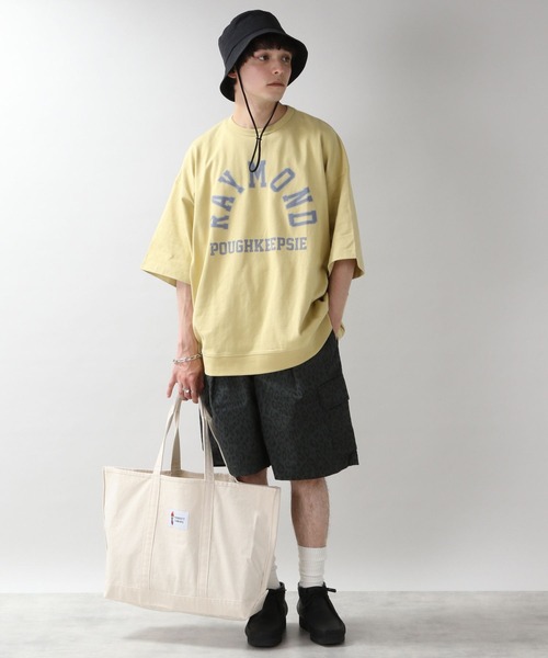 PARROTT CANVAS(パロットキャンバス)の「【PARROTT CANVAS】別注キャンバストートバッグ(トートバッグ・メンズ・ホワイト/ネイビー/グリーン・FREE)」の4枚目の写真
