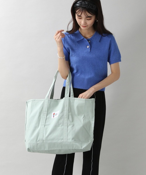 PARROTT CANVAS(パロットキャンバス)の「【PARROTT CANVAS】別注キャンバストートバッグ(トートバッグ・メンズ・ホワイト/ネイビー/グリーン・FREE)」の6枚目の写真