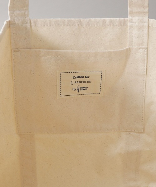PARROTT CANVAS(パロットキャンバス)の「【PARROTT CANVAS】別注キャンバストートバッグ(トートバッグ・メンズ・ホワイト/ネイビー/グリーン・FREE)」の12枚目の写真