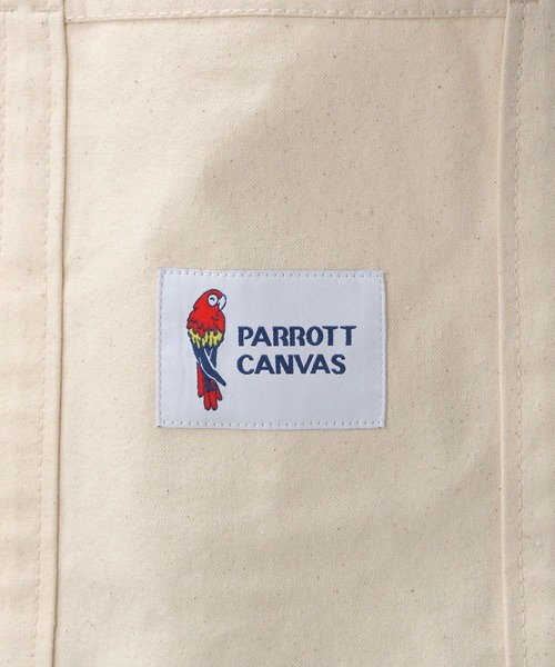 PARROTT CANVAS(パロットキャンバス)の「【PARROTT CANVAS】別注キャンバストートバッグ(トートバッグ・メンズ・ホワイト/ネイビー/グリーン・FREE)」の16枚目の写真