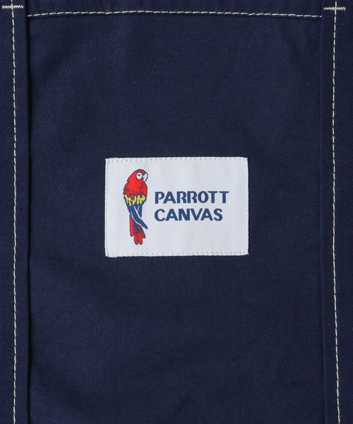 PARROTT CANVAS(パロットキャンバス)の「【PARROTT CANVAS】別注キャンバストートバッグ(トートバッグ・メンズ・ホワイト/ネイビー/グリーン・FREE)」の18枚目の写真