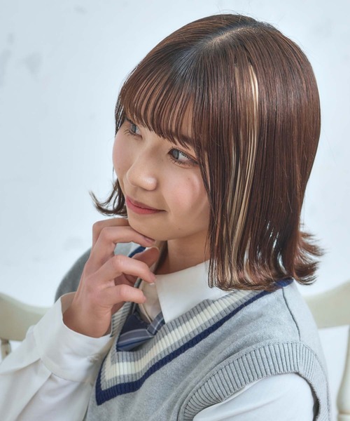 WEGO（ウィゴー）の「WEGO/ヘアピン付きカラーエクステ（ヘアピン・レディース・ブルー/ネイビー/グレー/ゴールド/ピンク・FREE）」の5枚目の写真