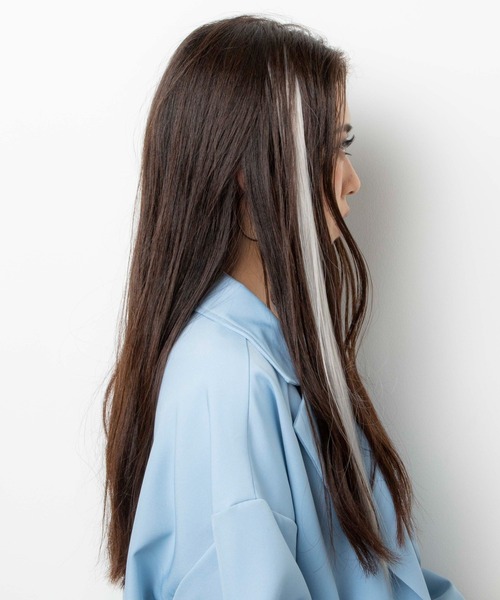 WEGO（ウィゴー）の「WEGO/ヘアピン付きカラーエクステ（ヘアピン・レディース・ブルー/ネイビー/グレー/ゴールド/ピンク・FREE）」の13枚目の写真