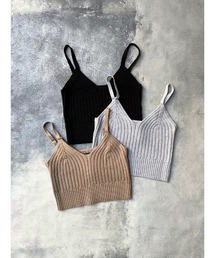 ENVYM | リブニットキャミソール(キャミソール)