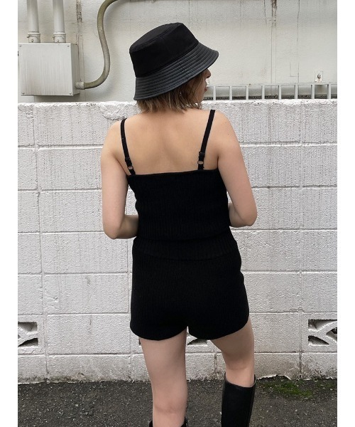 ENVYM（アンビー）の「リブニットキャミソール（キャミソール・レディース・グレー/ブラック/ベージュ・FREE）」の11枚目の写真