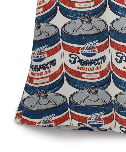 Schott NYC PERFECTO MOTOR OIL HAWAIIAN short-sleeved shirt