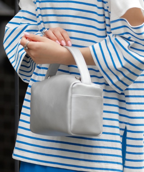 CIAOPANIC TYPY(チャオパニックティピー)の「2WAYワンハンドルミニショルダーバッグ(ショルダーバッグ・レディース・ホワイト/シルバー/ブラック・ONE SIZE)」の6枚目の写真