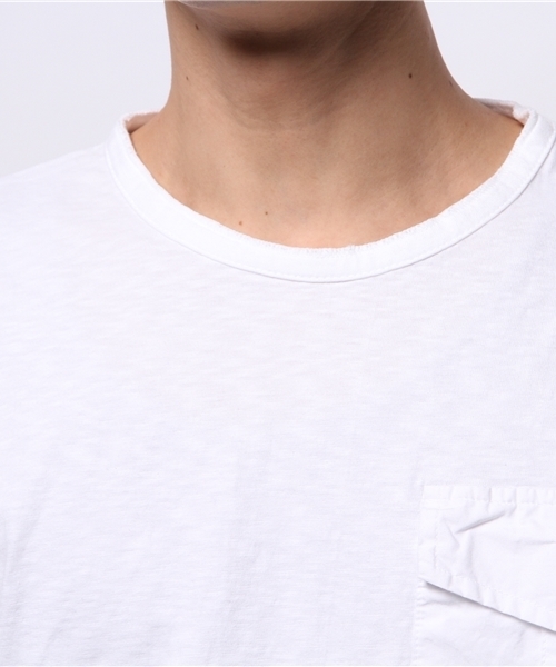 OUTLET（アウトレット）の「【WHO'S WHO gallery】GGルーズポケットTEE（Tシャツ/カットソー・メンズ・チャコールグレー/ホワイト・FREE）」の6枚目の写真