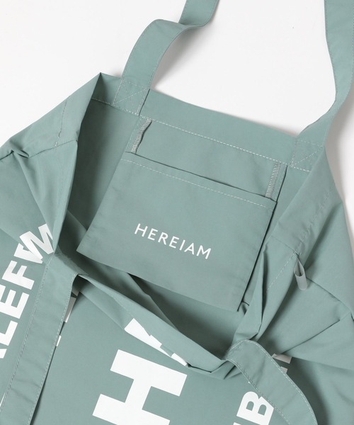 HEREIAM(ヘレイアム)の「【HEREIAM】EXHALEトートバッグ(エコバッグ/サブバッグ・レディース・ライトブルー/ブラック/オレンジ/その他9・FREE)」の14枚目の写真