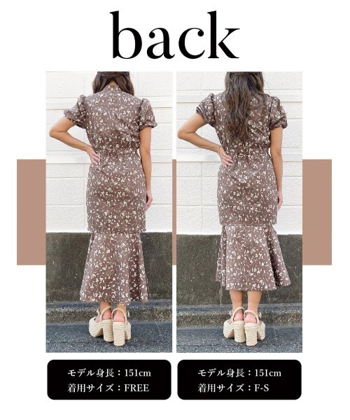 Darich(ダーリッチ)の「フルーティサイドカットワンピース(ワンピース・レディース・ブラック/ブラウン/アイボリー・FREE/FS)」の11枚目の写真