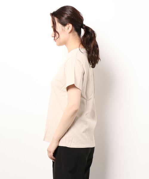 leune(ルネ)の「【leune】ロゴTシャツ ストリート トップス(その他トップス・レディース・ホワイト/ブラック/ネイビー/ベージュ・MEDIUM)」の14枚目の写真