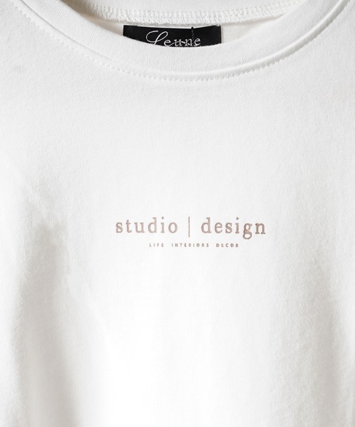 leune(ルネ)の「【leune】ロゴTシャツ ストリート トップス(その他トップス・レディース・ホワイト/ブラック/ネイビー/ベージュ・MEDIUM)」の11枚目の写真