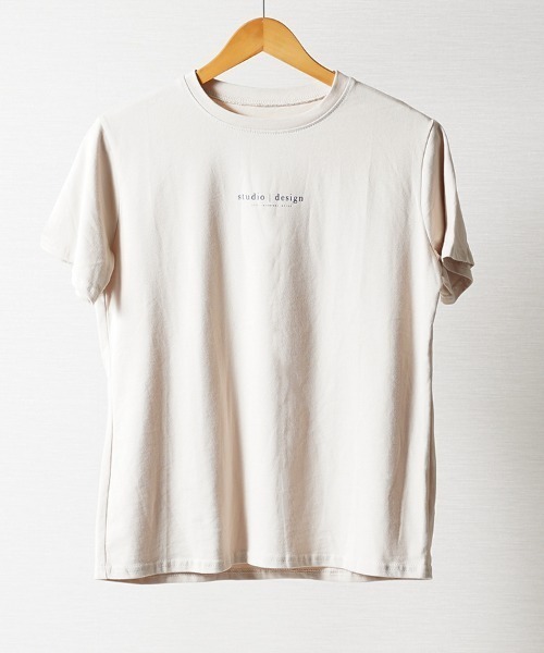 leune(ルネ)の「【leune】ロゴTシャツ ストリート トップス(その他トップス・レディース・ホワイト/ブラック/ネイビー/ベージュ・MEDIUM)」の12枚目の写真