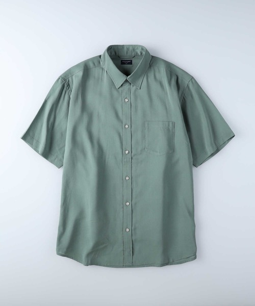 BACK NUMBER（バックナンバー）の「接触冷感の生地で夏でも涼しく【BACK NUMBER】「COOL」半袖シャツ（シャツ/ブラウス・メンズ・ブラック/ブルー/ホワイト×ブルー/ホワイト/サックスブルー/ケリー・L/M/S/XL）」の10枚目の写真