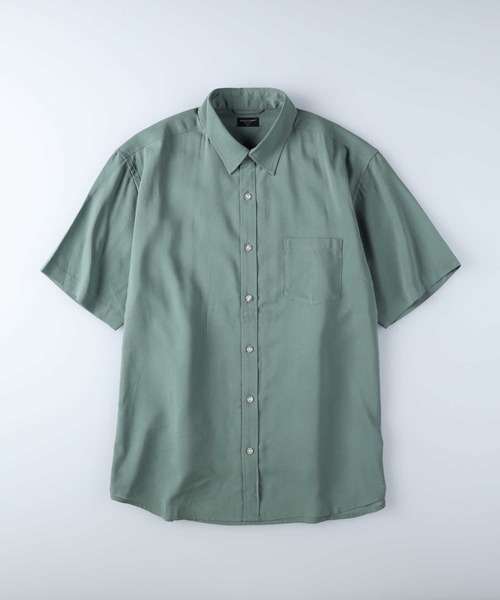 BACK NUMBER（バックナンバー）の「接触冷感の生地で夏でも涼しく【BACK NUMBER】「COOL」半袖シャツ（シャツ/ブラウス・メンズ・ブラック/ブルー/ホワイト×ブルー/ホワイト/サックスブルー/ケリー・L/M/S/XL）」の20枚目の写真