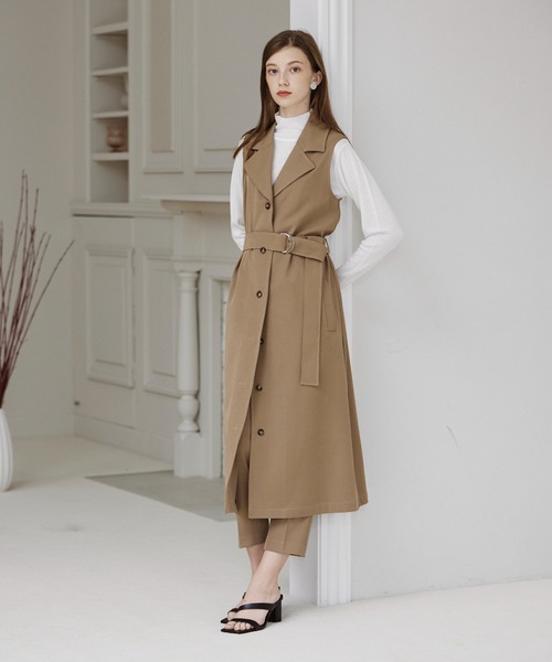 INED CLARO（イネドクラロ）の「ウォッシャブルウールハイネックニット（ニット/セーター・レディース・グレー/ブラック/ホワイト・フリー）」の9枚目の写真