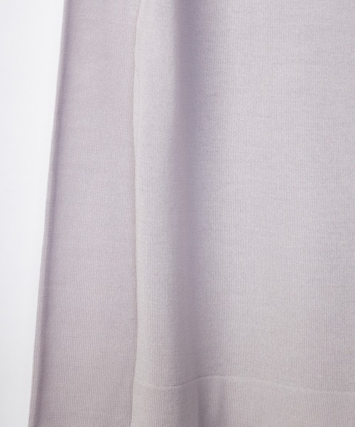 INED CLARO（イネドクラロ）の「ウォッシャブルウールハイネックニット（ニット/セーター・レディース・グレー/ブラック/ホワイト・フリー）」の17枚目の写真