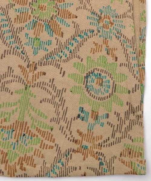 チチカカ（チチカカ）の「ボタニダマスク ブロックプリントワンピース（シャツワンピース・レディース・アイボリー/ブラウン/ライトブルー・FREE）」の22枚目の写真