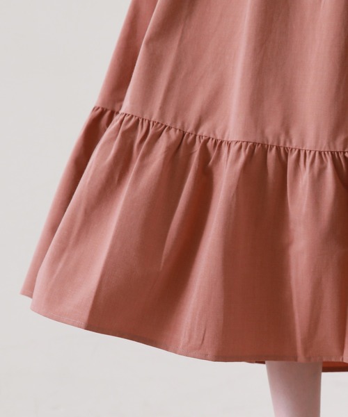 Cheek（チーク）の「バックリボンティアードジャンスカ（ジャンパースカート・レディース・ブラック/グリーン/ピンク・MEDIUM）」の18枚目の写真