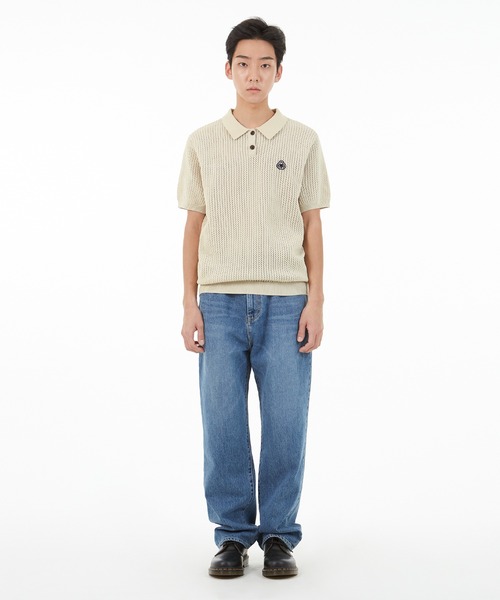 LMC】MESH KNIT POLO SHIRT / エルエムシー メッシュ ニット