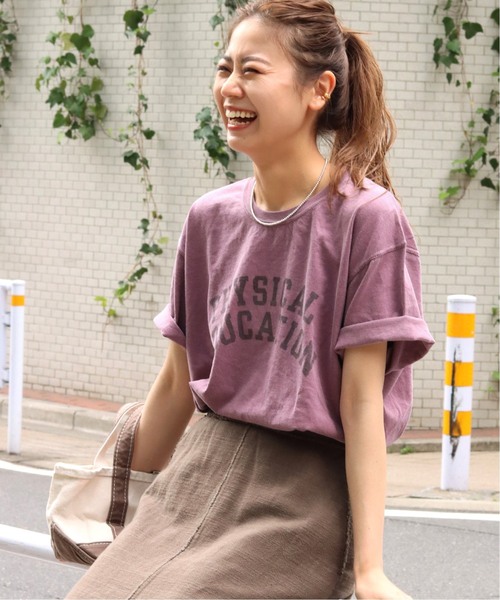 JOURNAL STANDARD relume SELECT(ジャーナルスタンダードレリュームセレクト)の「《追加》【MASON/メイソン】ショートスリーブTシャツ(Tシャツ/カットソー・レディース・パープル/ブルー/ブラック/ホワイト・FREE)」の4枚目の写真