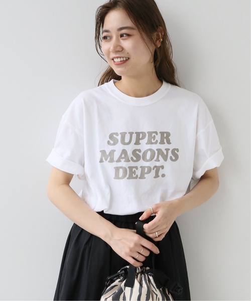 JOURNAL STANDARD relume SELECT(ジャーナルスタンダードレリュームセレクト)の「《追加》【MASON/メイソン】ショートスリーブTシャツ(Tシャツ/カットソー・レディース・パープル/ブルー/ブラック/ホワイト・FREE)」の2枚目の写真