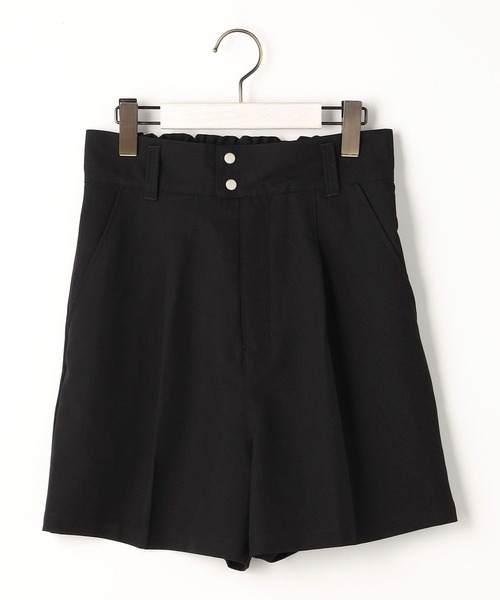 179/WG(イチナナキュウダブルジー)の「センタータックショートパンツ(その他パンツ・レディース・ブラック/パープル/グリーン・MEDIUM)」の4枚目の写真